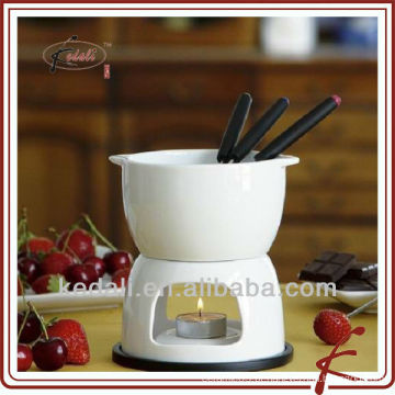 Cerâmica mini-fondue de chocolate